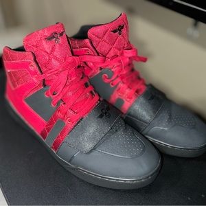 CREATIVE RECREATION MANZO MENS RED ZIPPER HIGH TOP